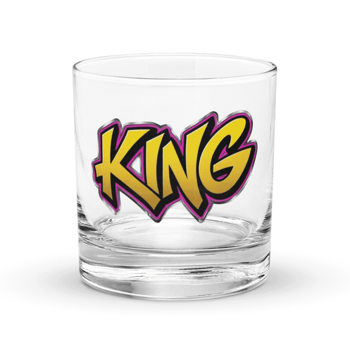 Graffiti King Rocks Glass product image (1)