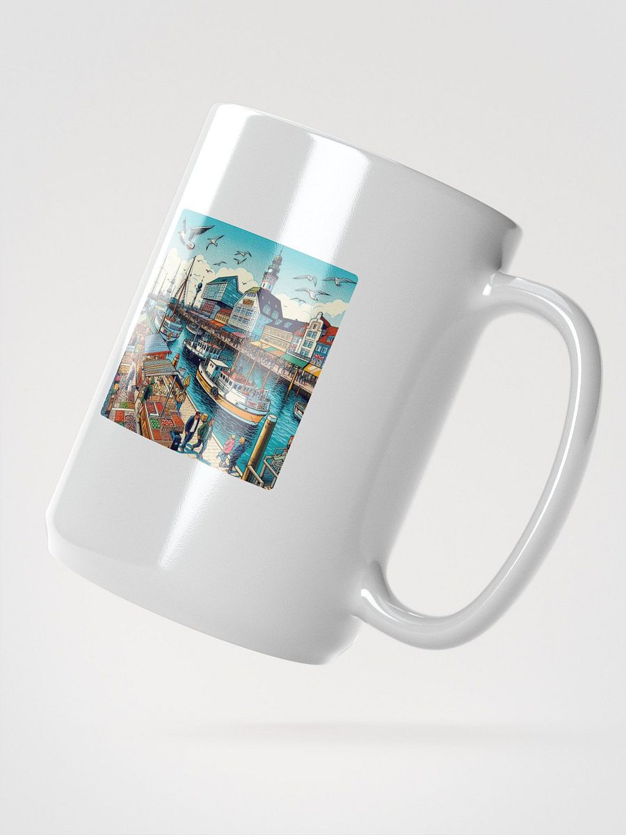 Harbor Hustle Ceramic Mug | Bremerhaven city product image (2)