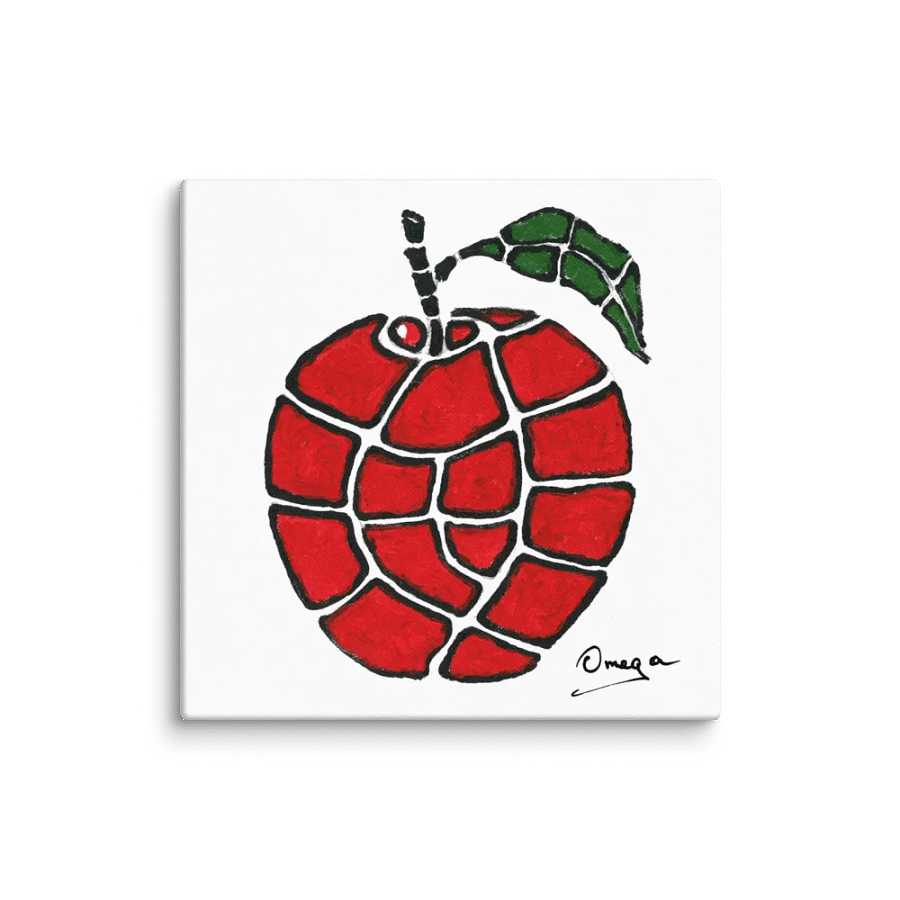 Apple | Original Hand Painted | Canvas (in) | The Omega Collection product image (1)