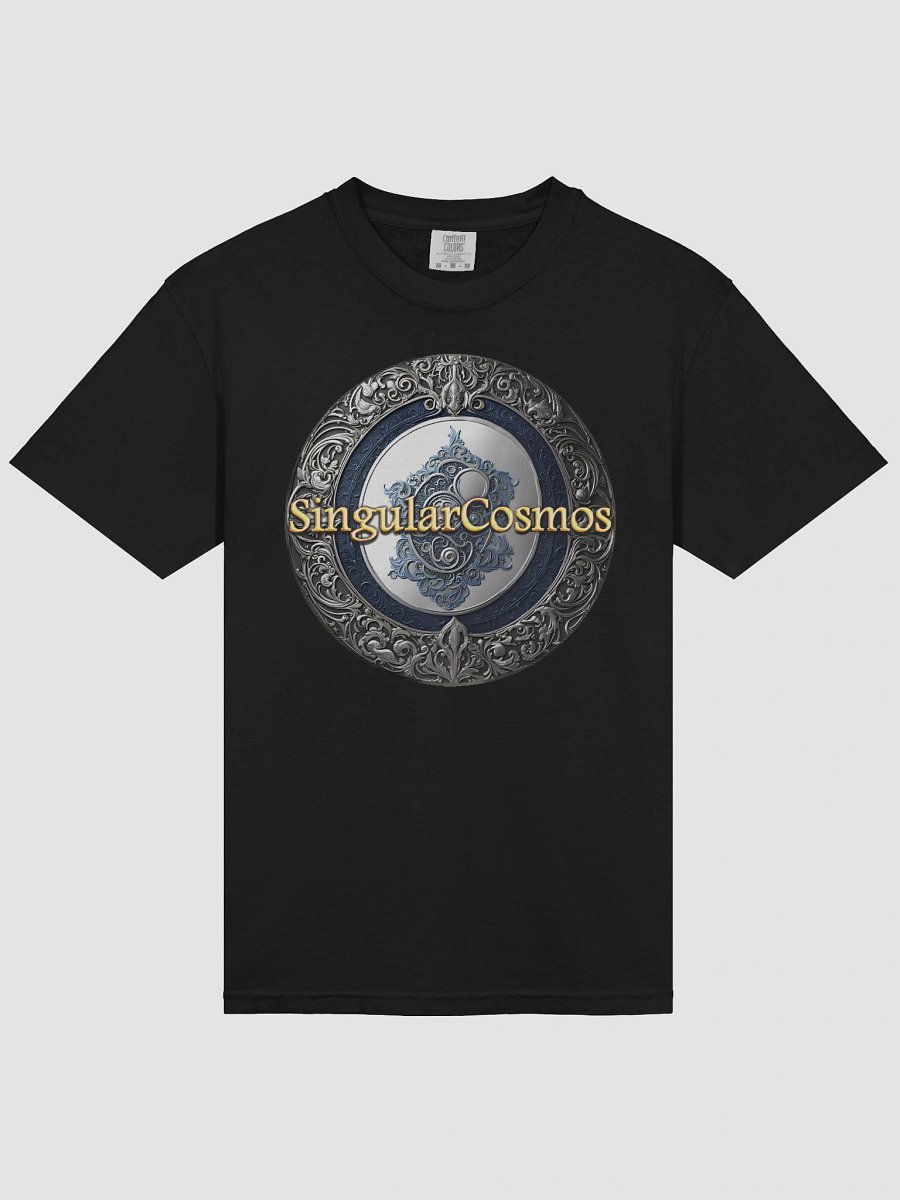 Singular Cosmos Front Logo Black Cotton T-Shirt product image (3)
