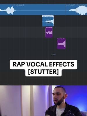 Simple sutter effect on rap vocals #logicpro #mixingandmastering #mixingmastering #hiphopmixing #mixengineer #vocalmixing 