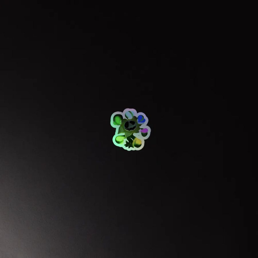 Soulful Flowey - Holographic Sticker product image (2)