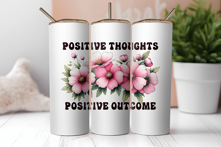 Blossoming Positivity Tumbler product image (2)