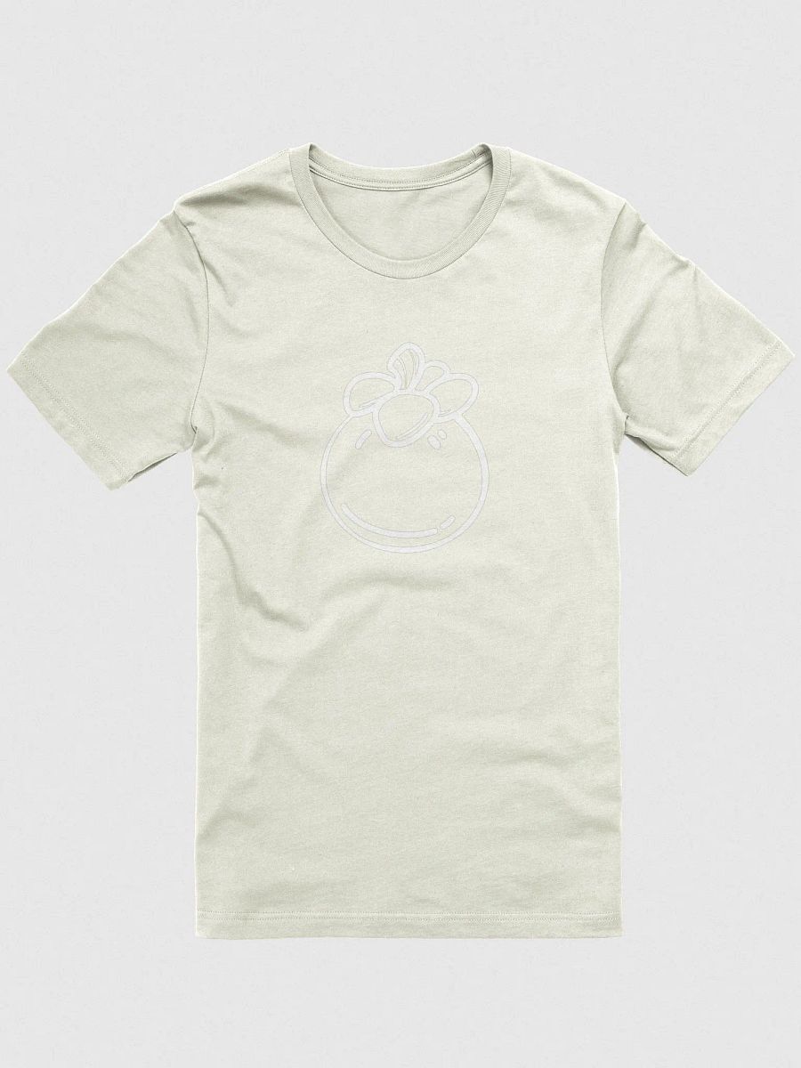 Mangosteen Fruit Shirt White Outline Unisex Bella Canvas 3001 product image (1)