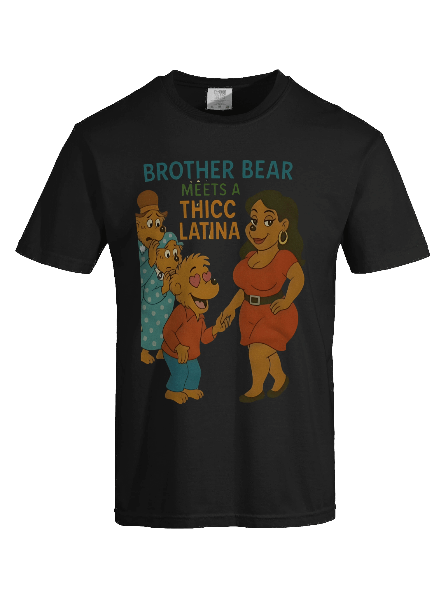 Brother Bear Meets a Thicc Latina Parody T-SHIRT product image (4)