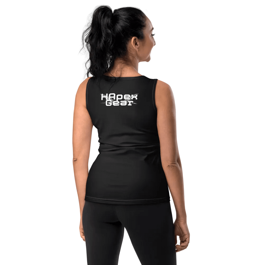 White HApex Gear White Logo Cancer Awareness Orange Ribbon. Black Women's Tank Top product image (9)