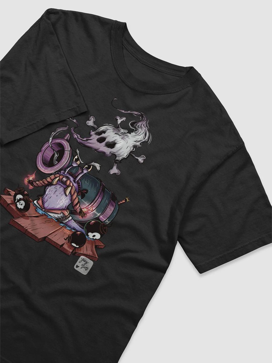 Pirate Snail Cannon T-Shirt - Whimsical Fantasy Art product image (3)