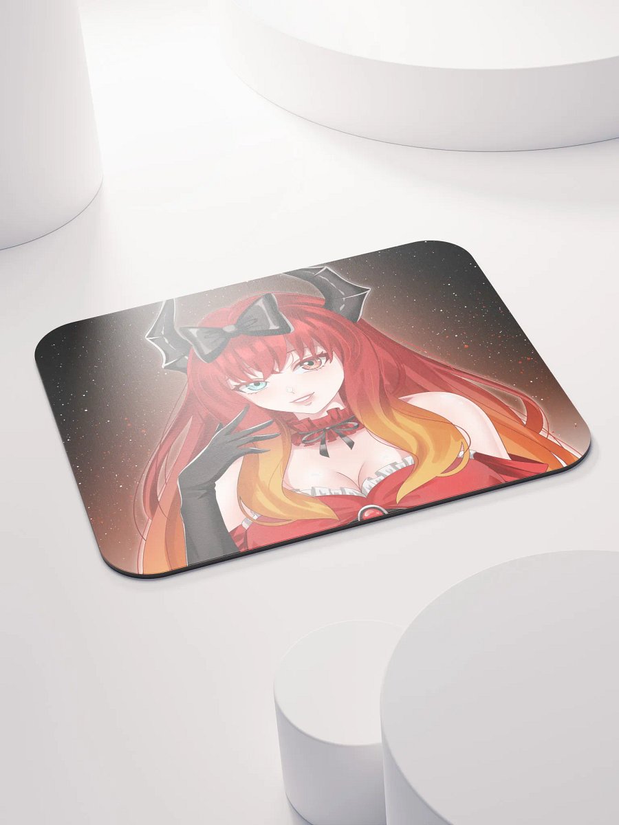 Starry-eyed Red Anime Mouse Pad product image (4)