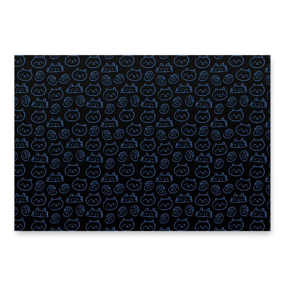 Midnight Kitty Wrap Paper (Set of 3) product image (6)