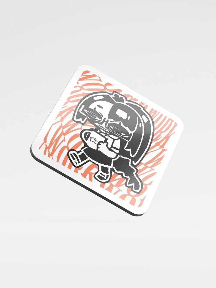 (Over)Work Coaster Orange product image (1)