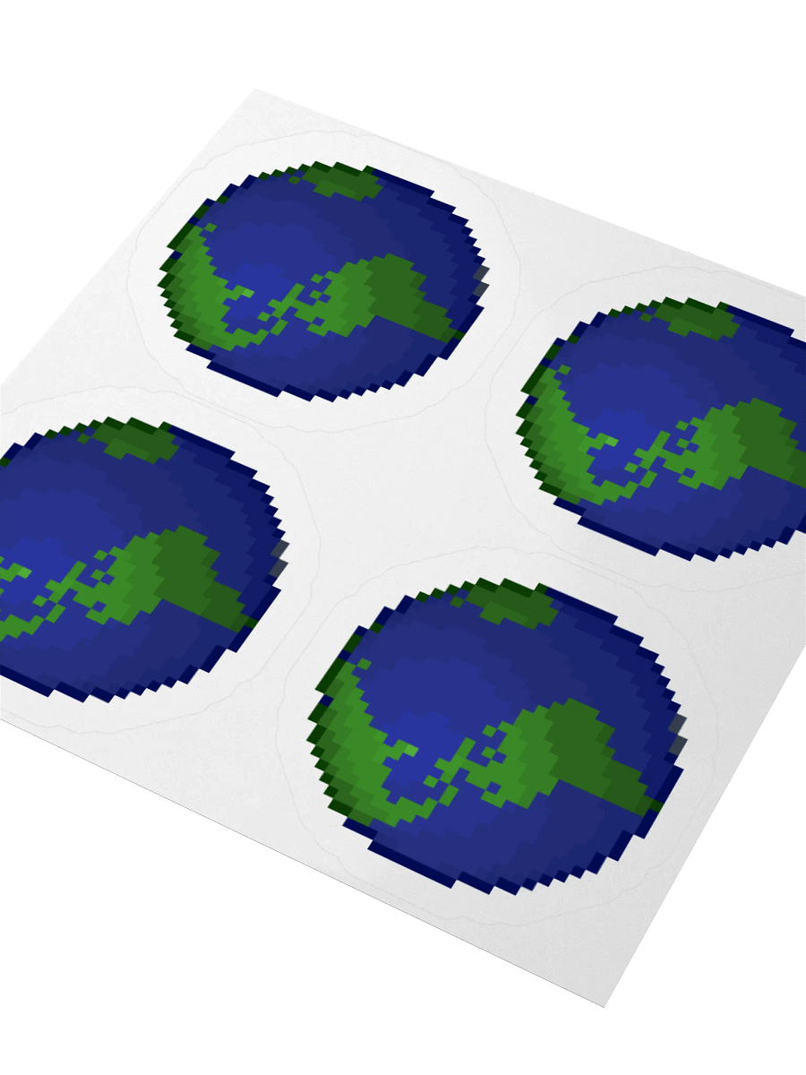 BuildTheEarth Logo 4-Sticker Pack product image (4)