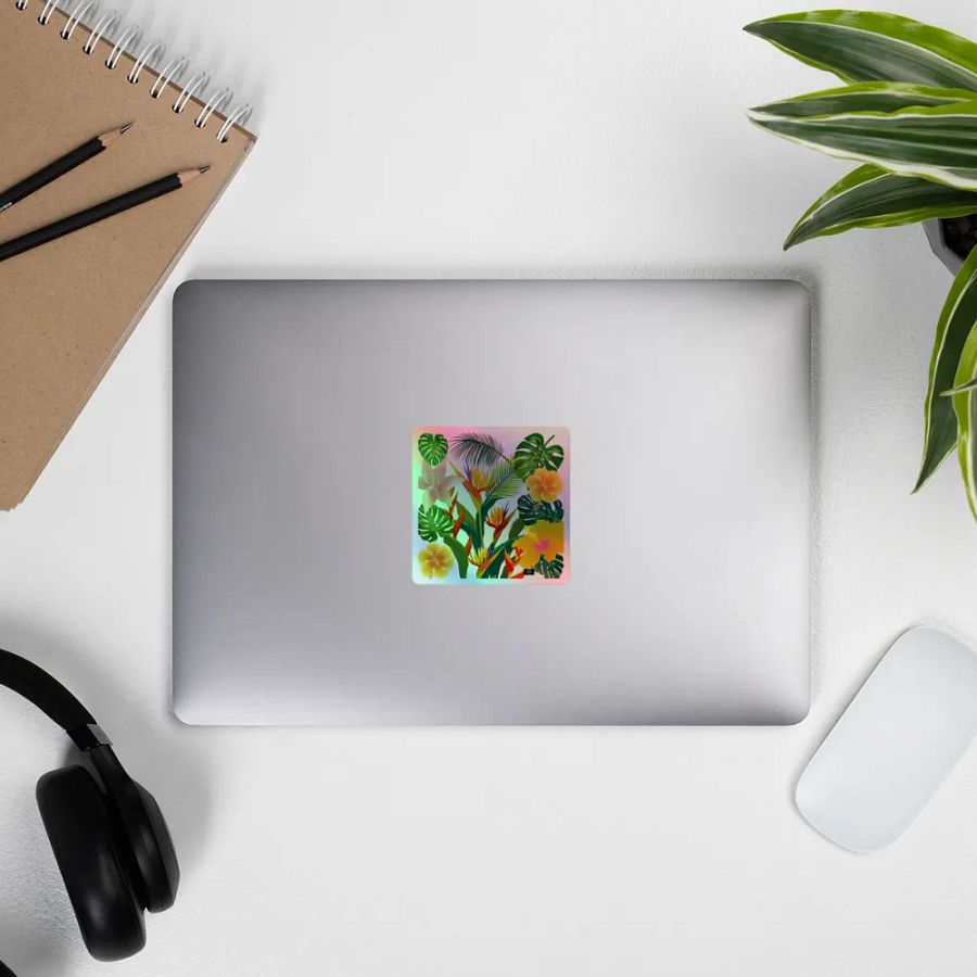 Tropical Hues Holographic Sticker Pack product image (11)