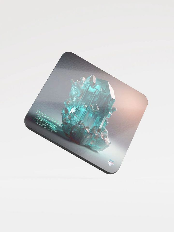 Untersetzer aus glänzendem Kork, Jahres Abo. Aquamarinen Sammler product image (1)