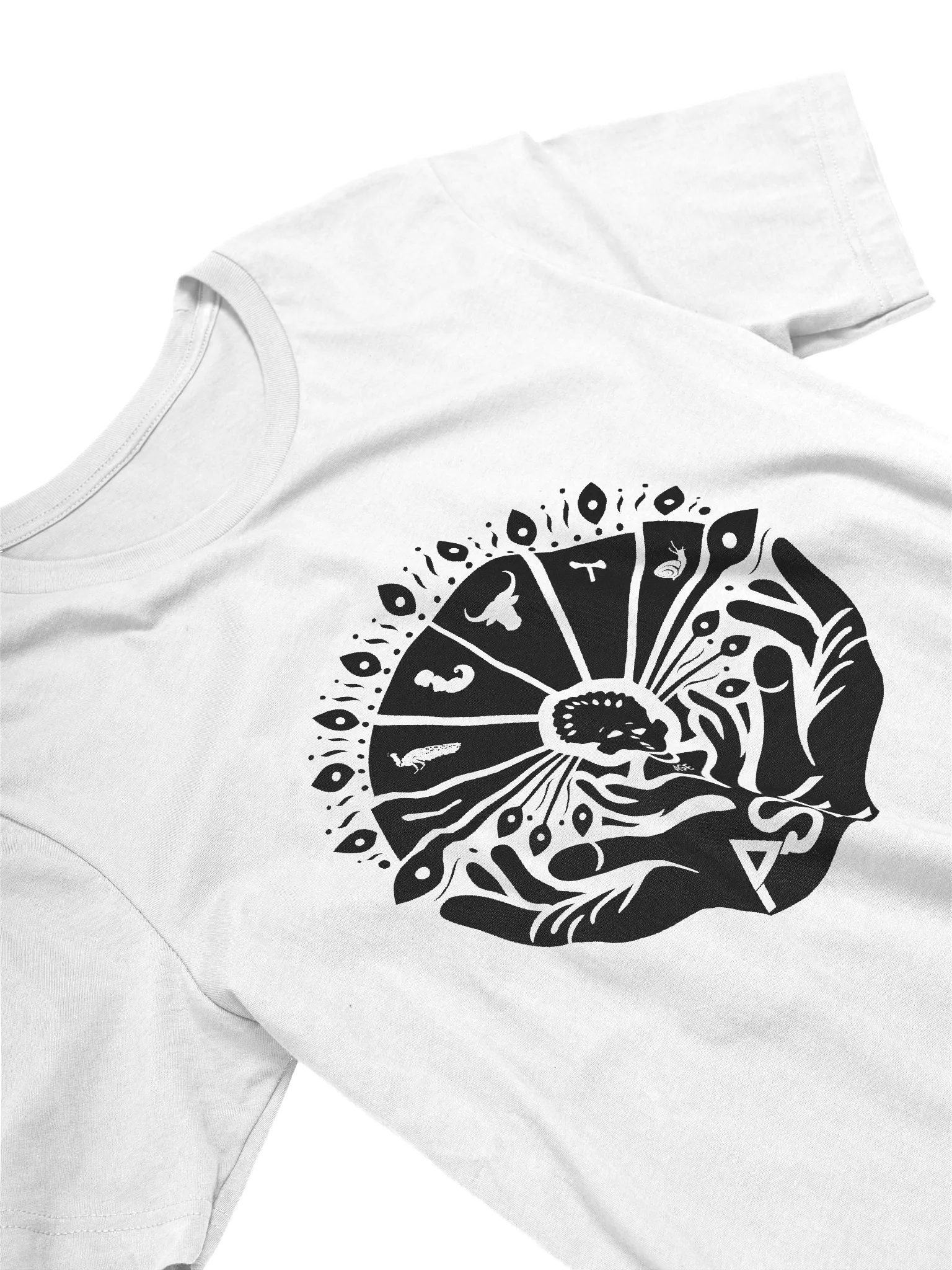 White Womens Ase T-shirt product image (2)