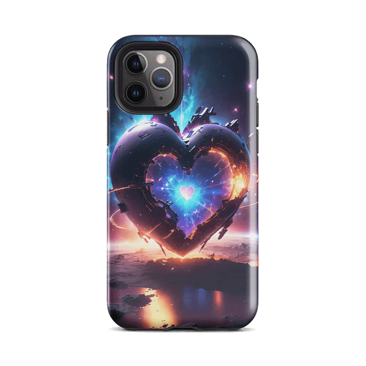 Cosmic Heart iPhone Tough Case - Galaxy Core Energy Design product image (25)