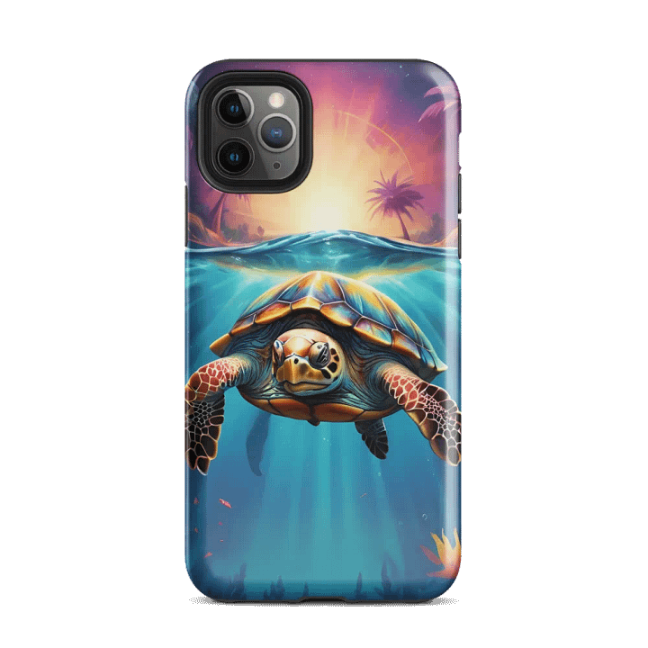Tropical Turtle Adventure iPhone Case product image (34)