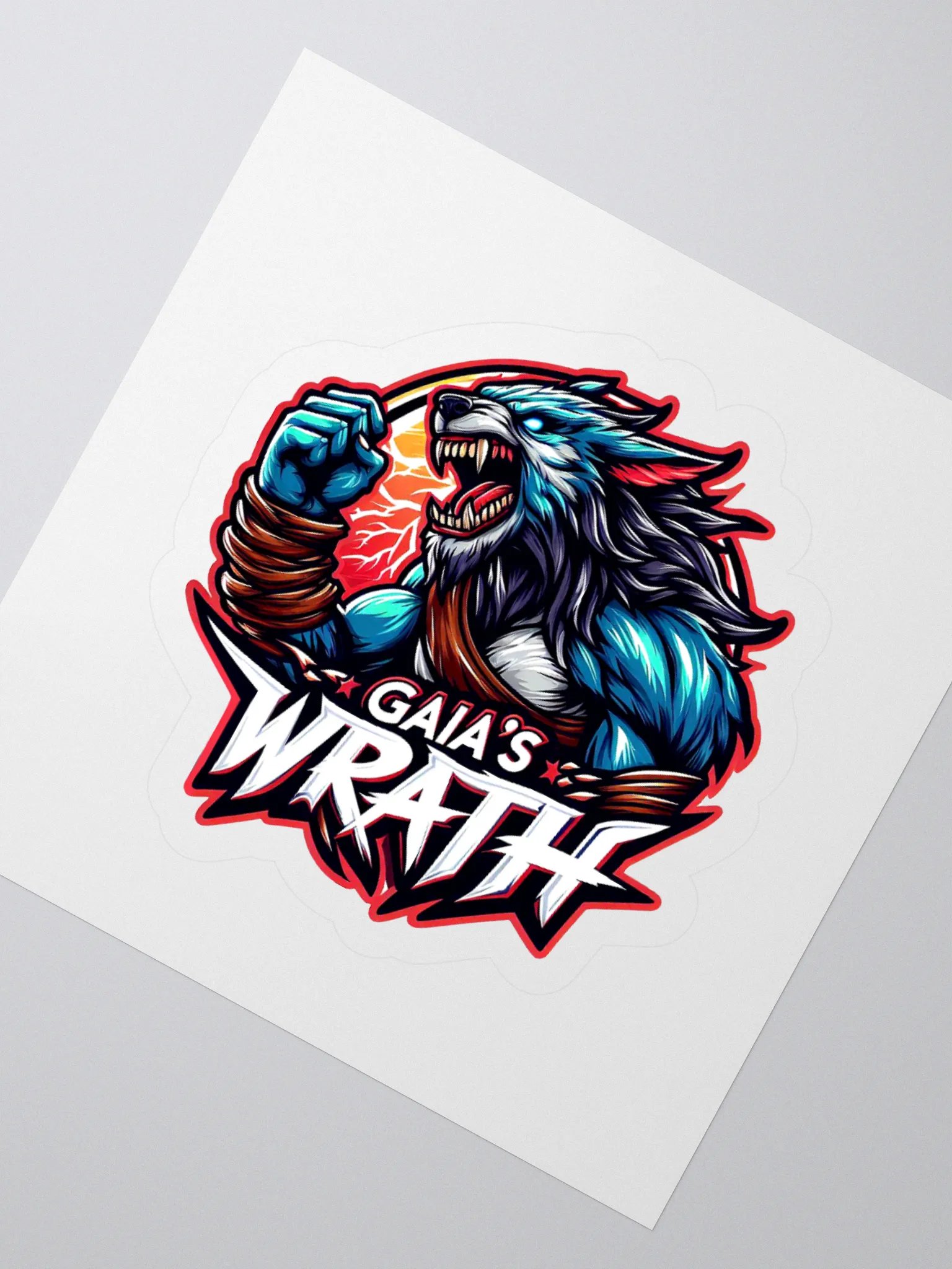 Gaia's Wrath Kiss Cut Stickers product image (5)
