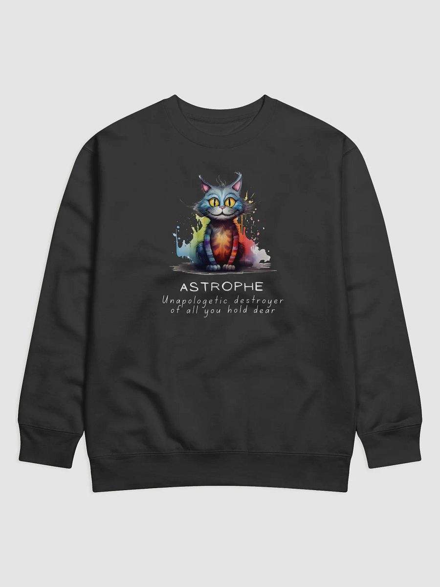 Catastrophe Shirt – Funny Cat Chaos Sweat product image (1)