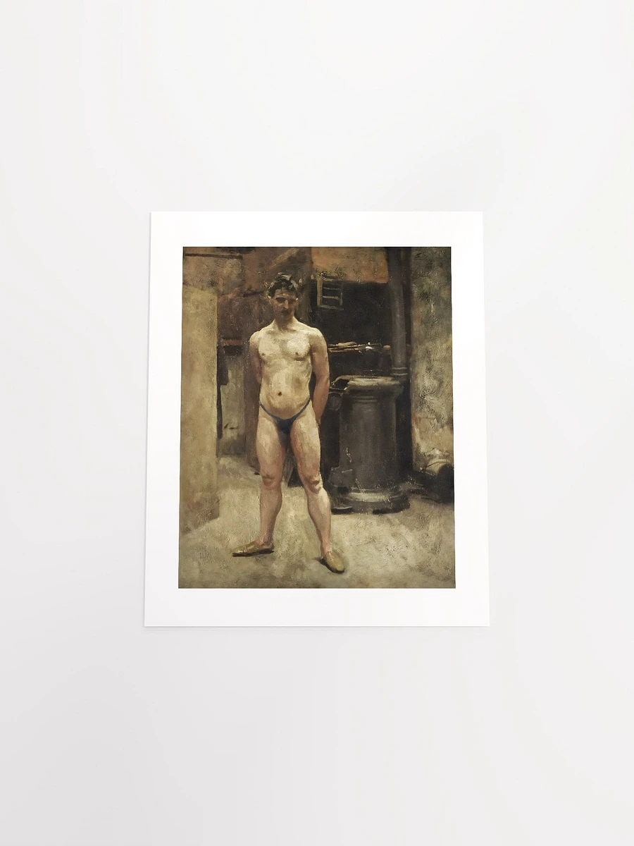 A Male Model Standing Before A Stove by John Singer Sargent (c. 1875–1880) - Print product image (4)
