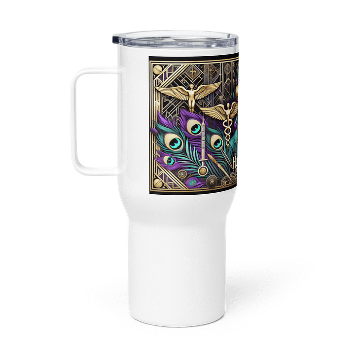 Humanities In Medicine Physician Pewter Art Deco Travel Mug product image (1)