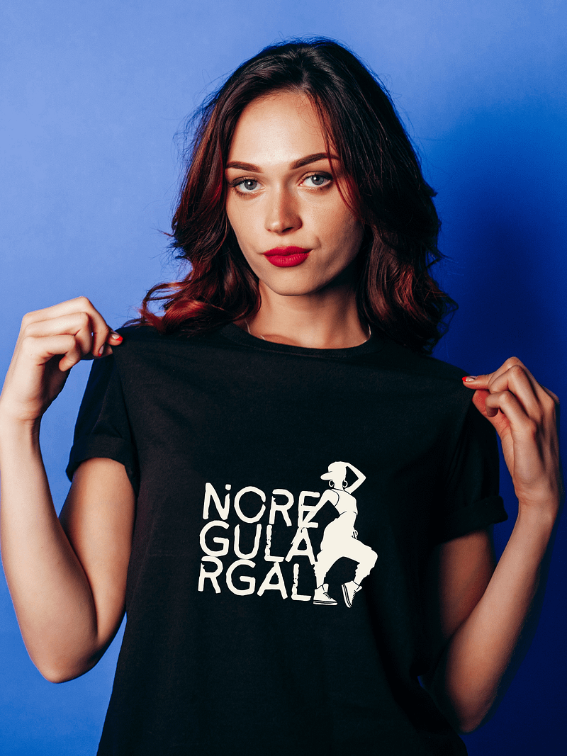 No Regular Gal Stylized T-Shirt