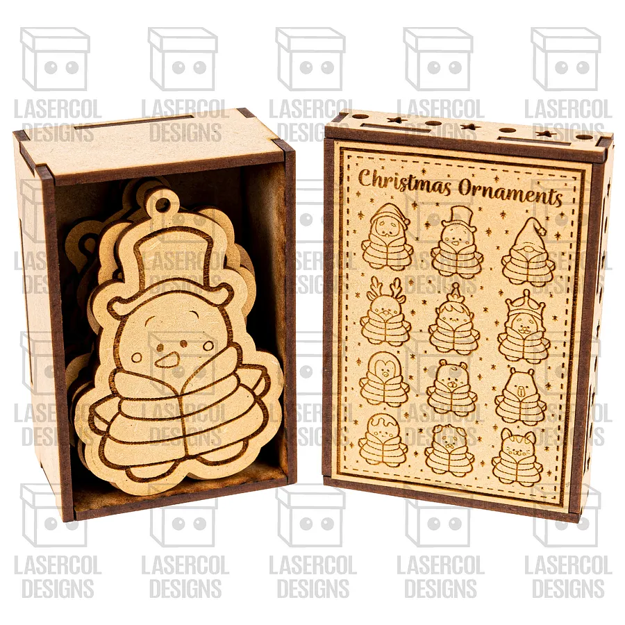 Christmas Ornaments Box - Laser Cut Files product image (10)