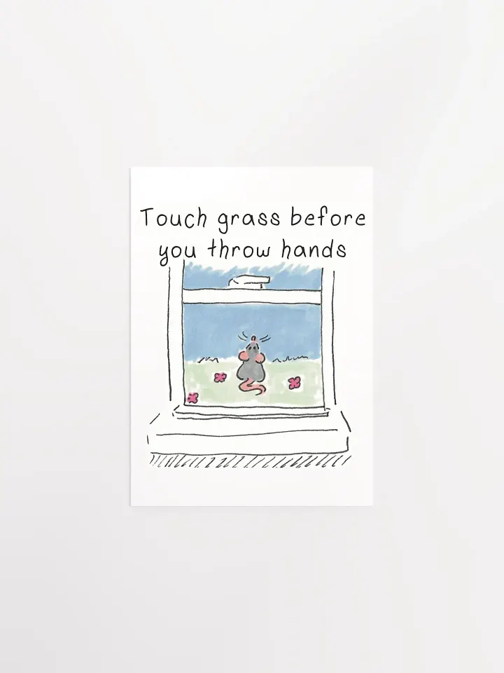 Touch Grass Print product image (4)