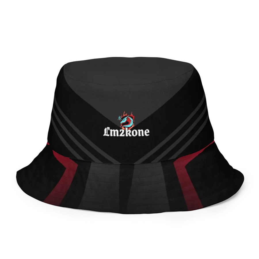 Dynamic Red Abstract - All-Over Bucket Hat product image (1)