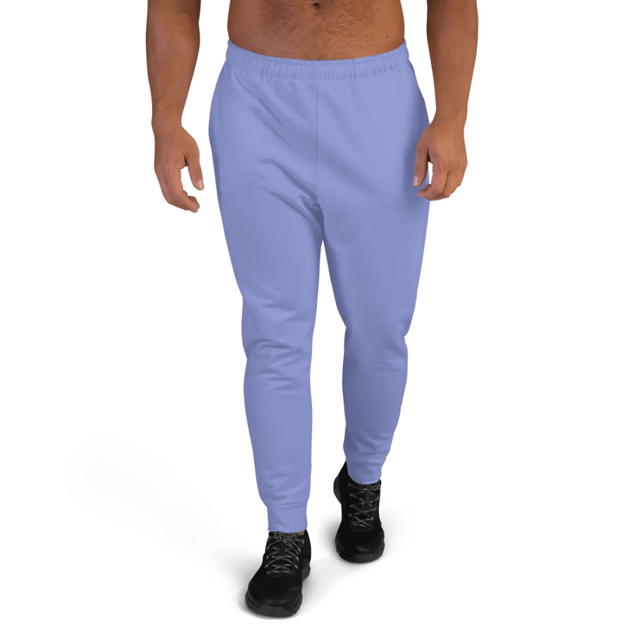 Plain Light Purple True Summer Recycled Polyester Premium Men's Joggers by Treasure Pie product image (1)