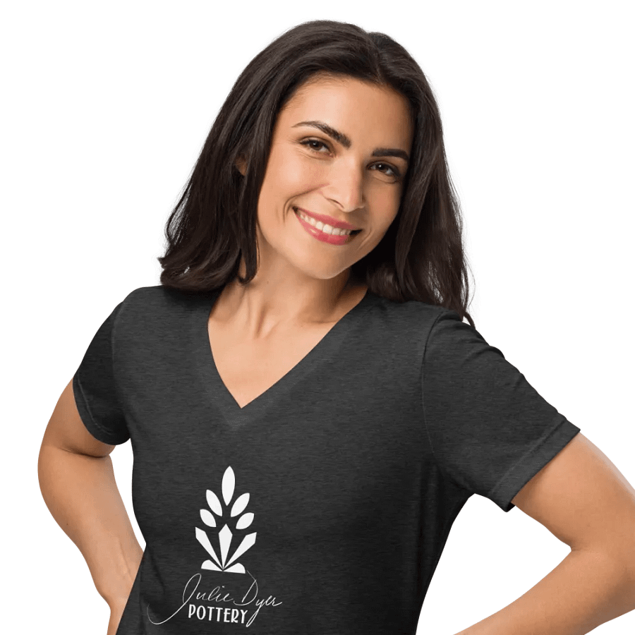 ladies v neck with white product image (6)