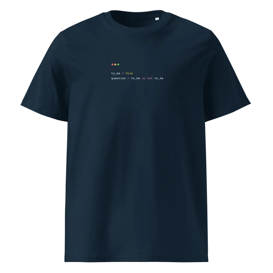 Python - To Be Or Not To Be - Eco T-shirt product image (1)