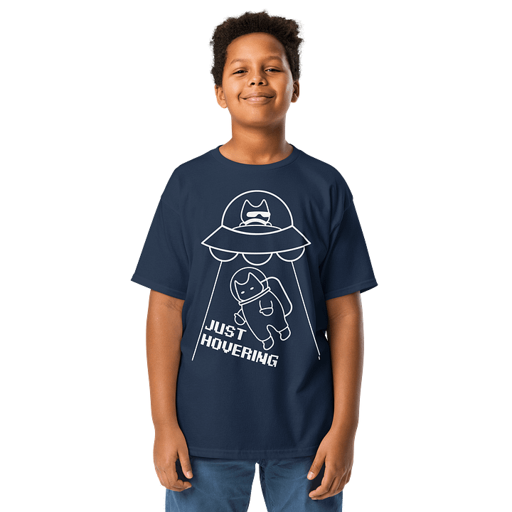 Astronaut Abduction - Unisex Youth Heavyweight T-shirt product image (1)