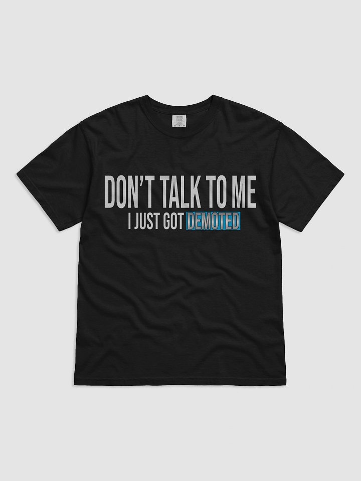 Don't Talk to me I Just got demoted product image (1)