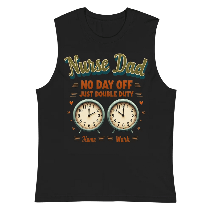 Double Duty Nurse Dad Muscle Tank product image (3)