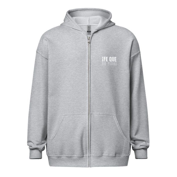 Sudadera unisex con capucha y cremallera | Y en ningún otro hay salvación product image (18)