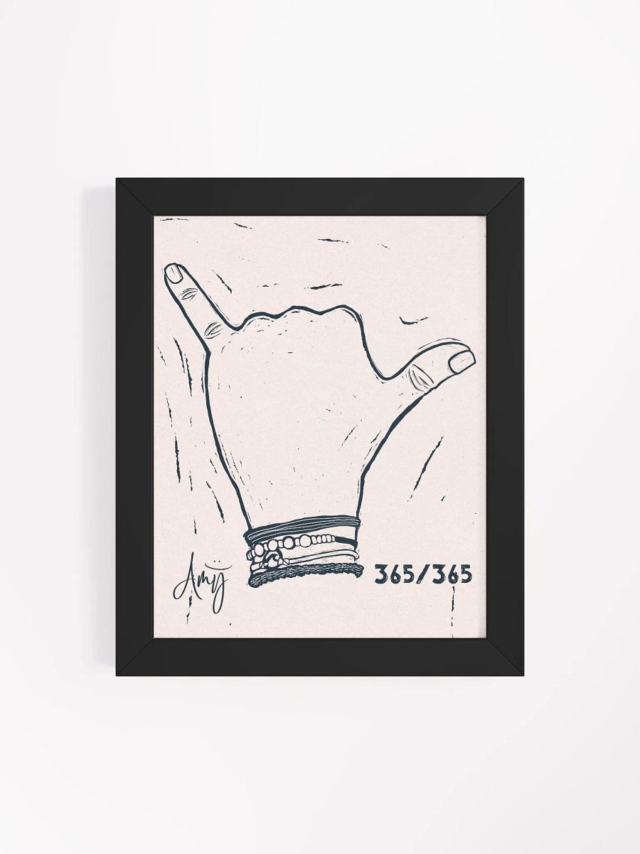 Linocut Hang Loose Art product image (28)