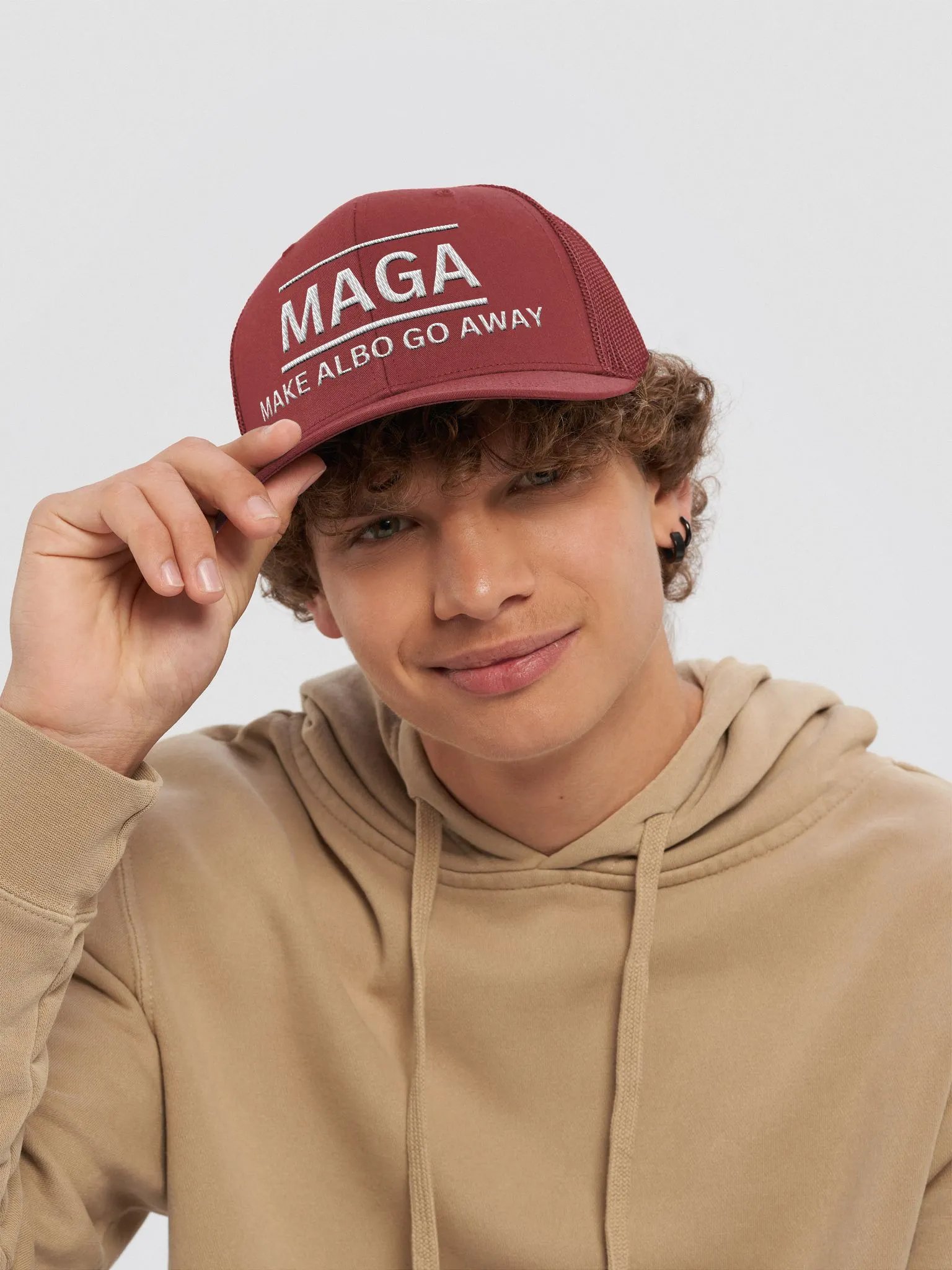 MAGA Make Albo Go Away Hat product image (6)