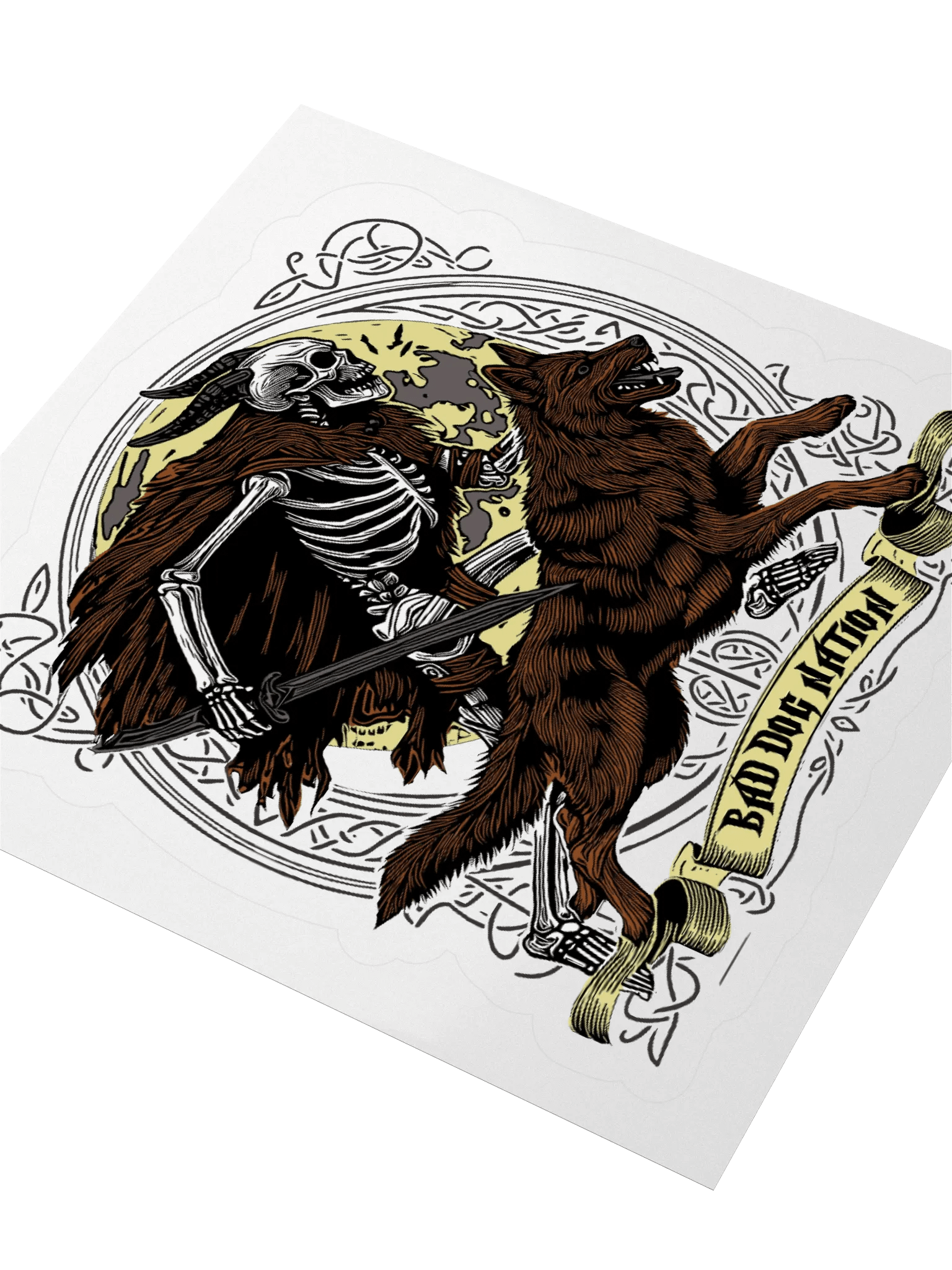 Skeleton Warrior K9 Sticker product image (3)