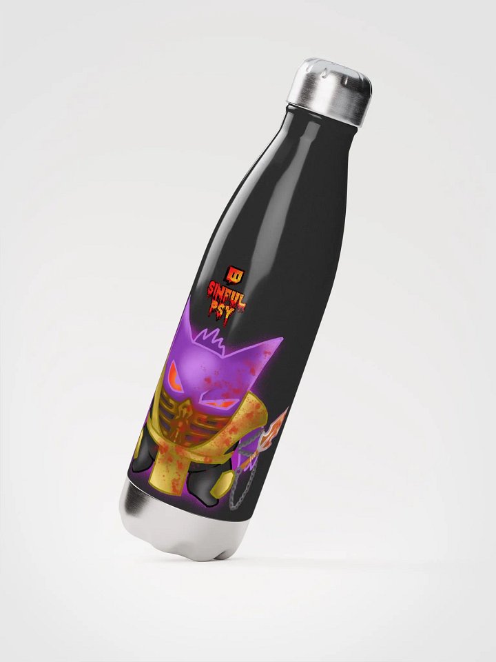 MK Bloody SinfulPsyTTV Logo Steel Water Bottle product image (2)
