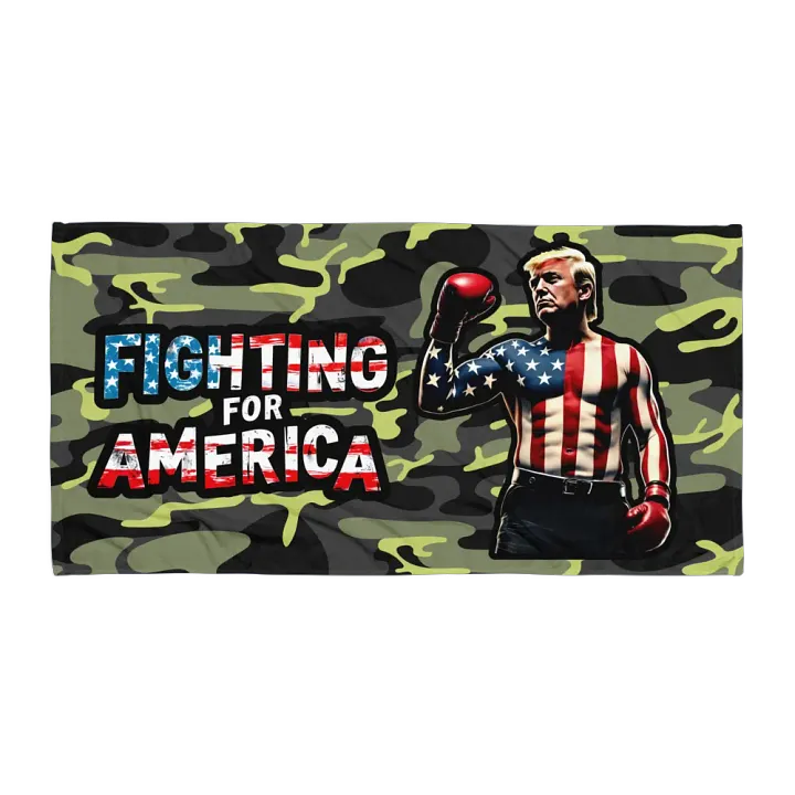 Towel: Trump, Fighting for America product image (1)