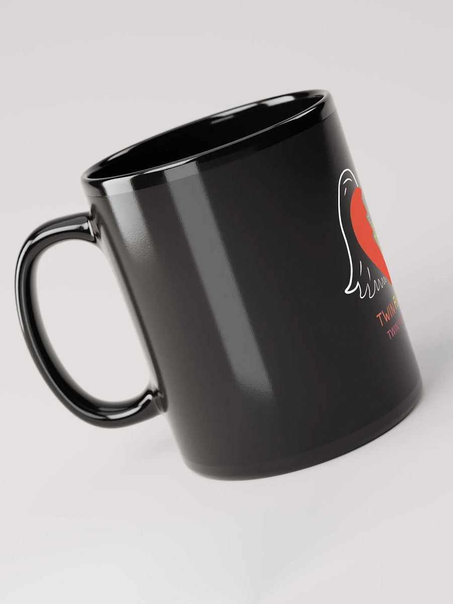 'Winged Heart' Black Glossy Mug product image (5)