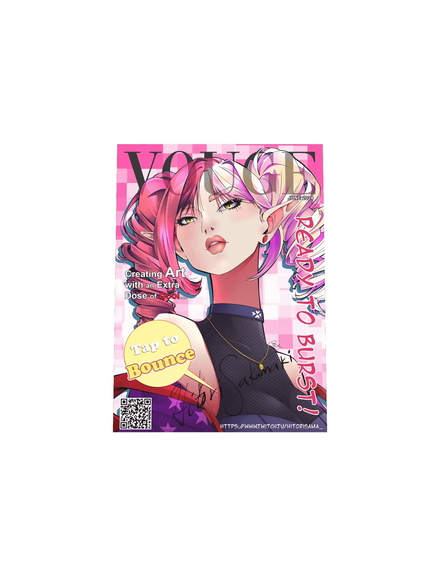 Hitori's VOUGE Tap To Bounce Cover product image (4)