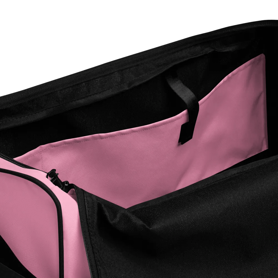 Large Dance Bag | Pink with White Logo and Quote product image (7)