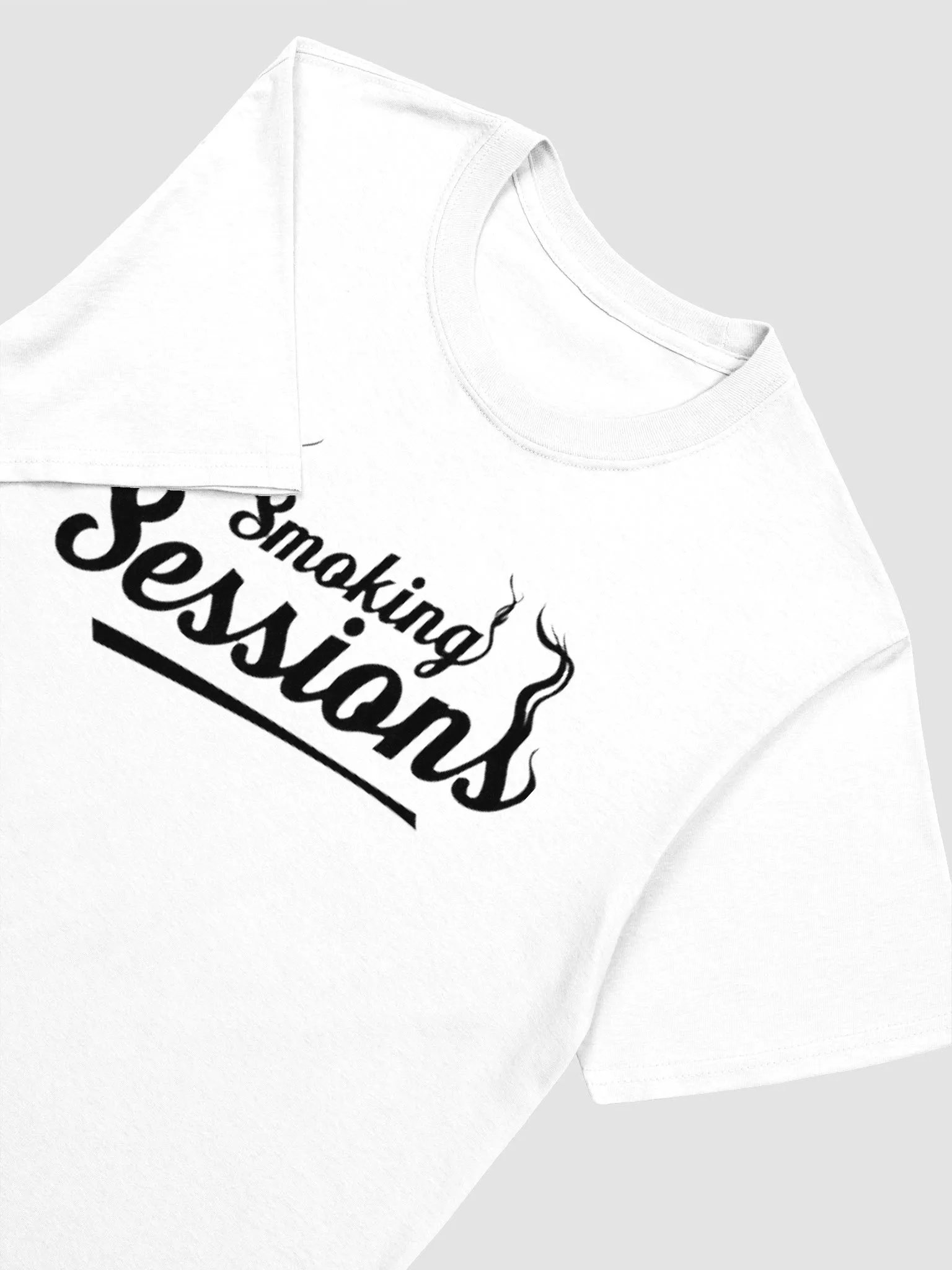 Smokin' Sessions Big Logo White Tee product image (3)
