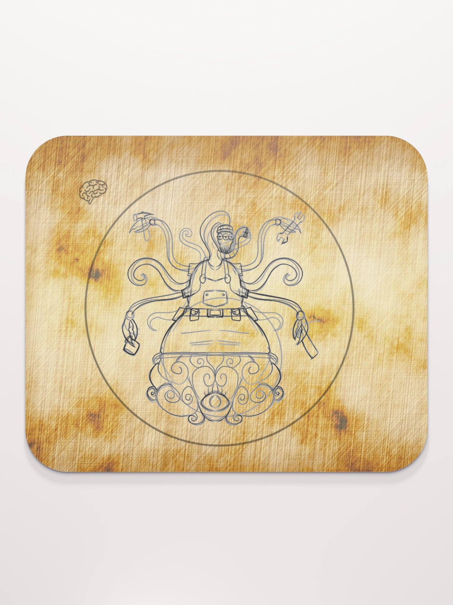 Vitruvian Steve Mouse Pad product image (2)