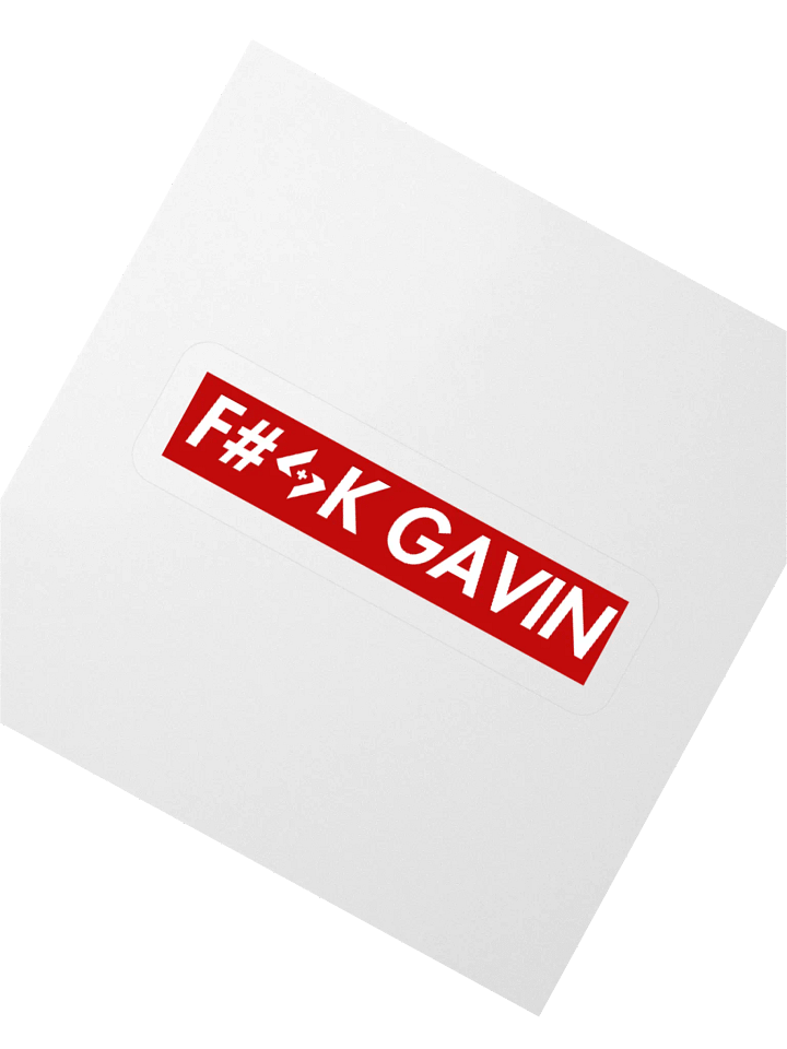 F#@K GAVIN STICKER product image (2)