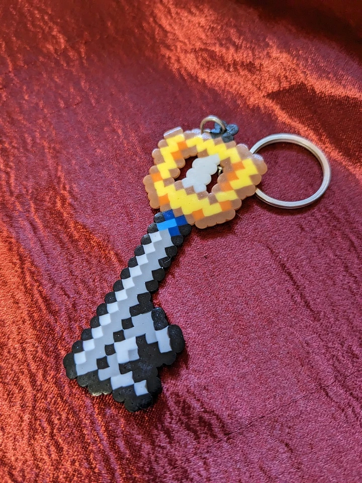 Kingdom Hearts Perler Keychain product image (2)