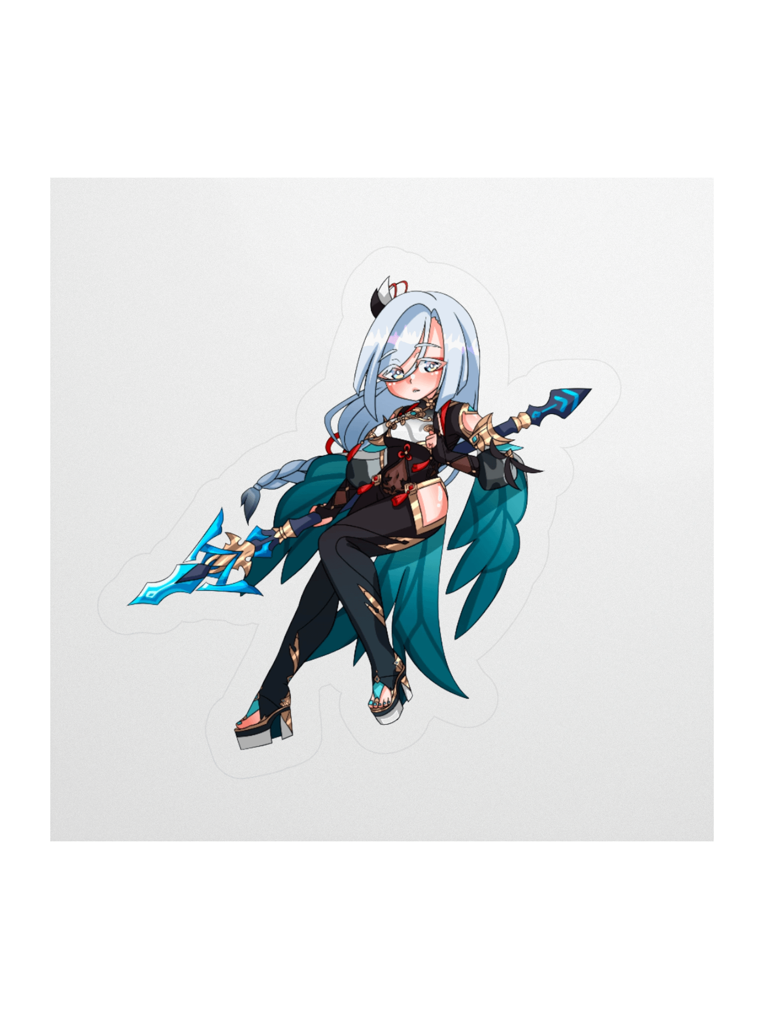 Shenhe Sticker (Genshin Impact) product image (1)