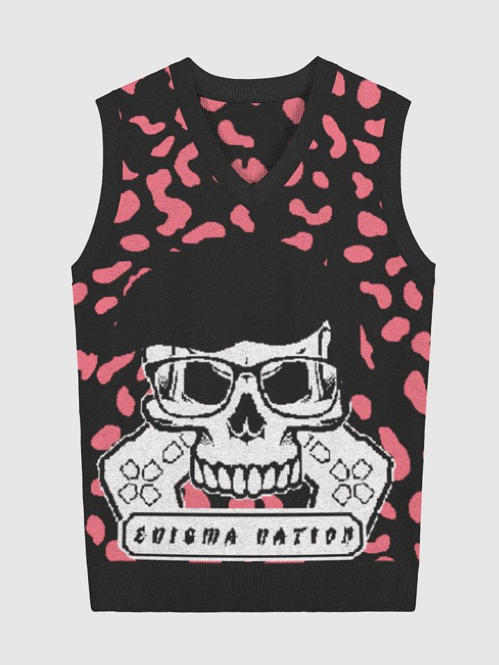 Enigma Nation Knitted V-Neck Vest 3 product image (1)