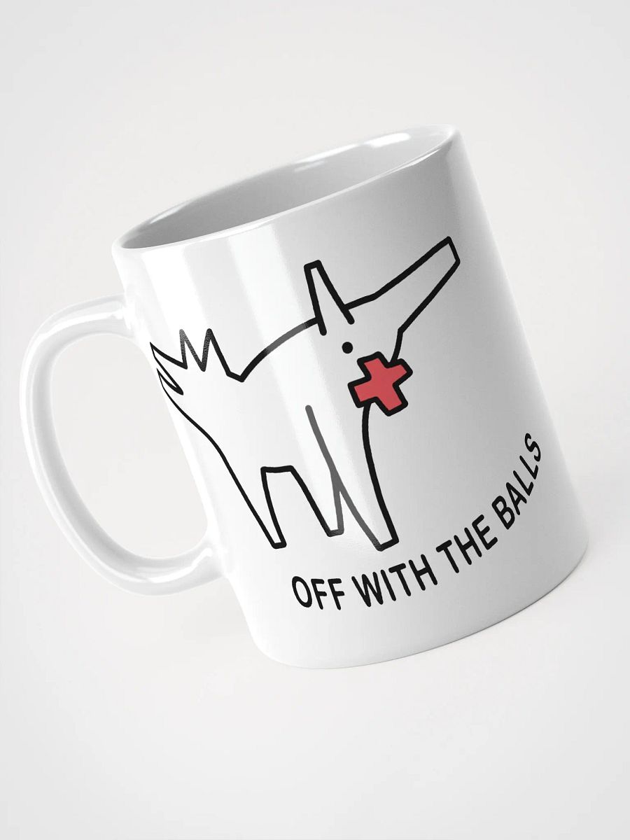 Off With The Balls White Mug product image (3)
